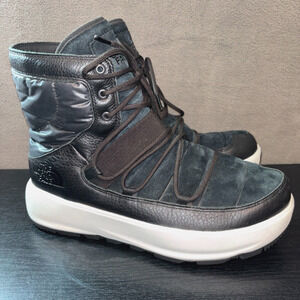 The North Face Ozone High Top Bootie Snow Winter Black Boot Men’s 9.5 EUC Rare
